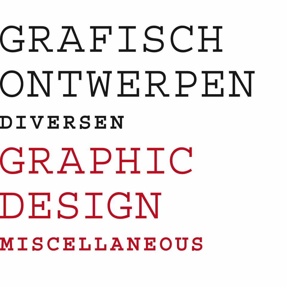 Grafisch Ontwerpen Divers - Graphic Design Miscellaneous