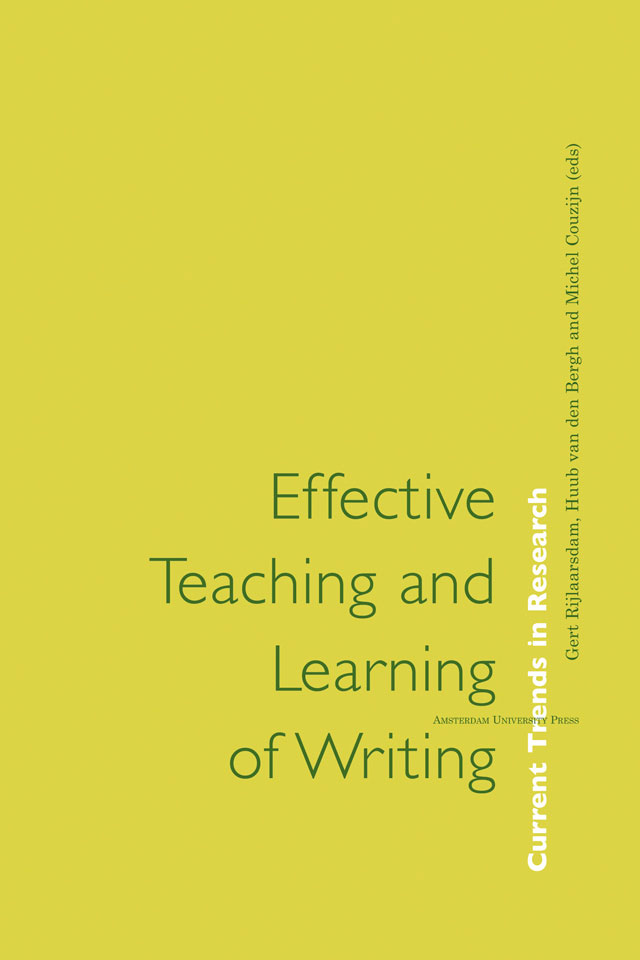 Gert Rijlaarsdam, Huub van den Bergh and Michel Couzijn: Effective Teaching and Learning of Writing - Current Trends in Research - Published by Amsterdam University Press - ISBN 9053561986 - Book cover series design (2 volumes): Erik Cox