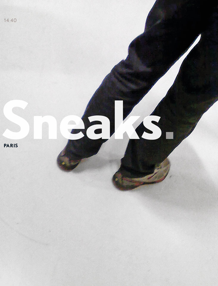 Sneaks. Paris - x-editions - ISBN 978-9082388800 - Project, photos graphic design: Erik Cox