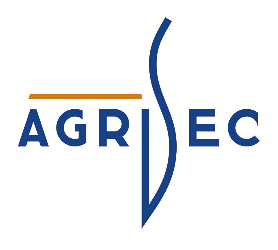 Logo voor Agrisec, Den Haag - Ontwerp van Erik Cox, 1994
