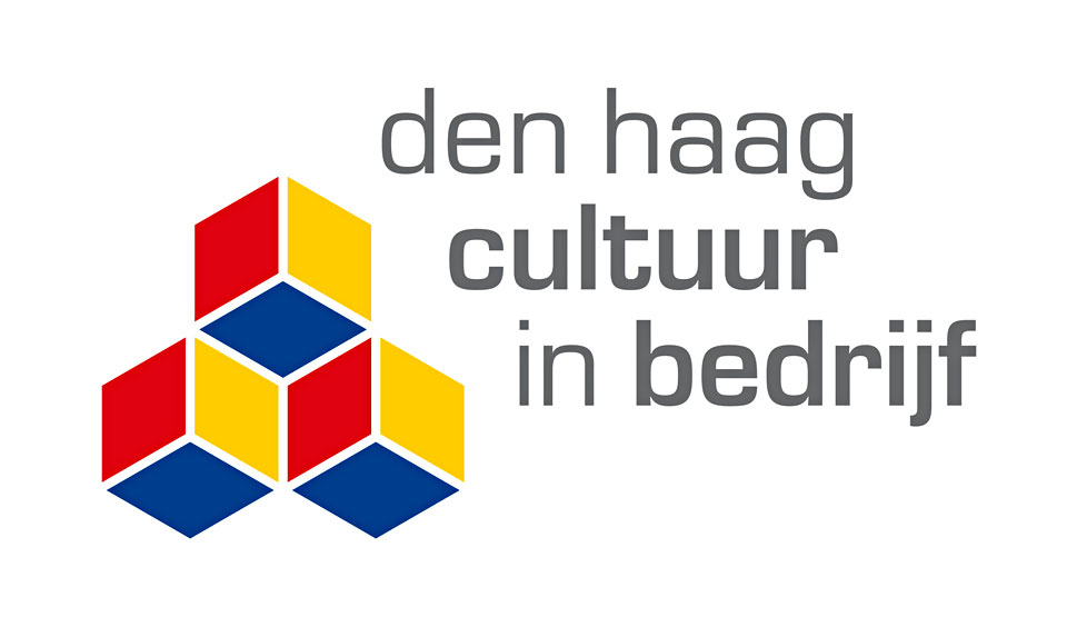 Logo voor Den Haag Cultuur in Bedrijf - Ontwerp van Erik Cox, 2012