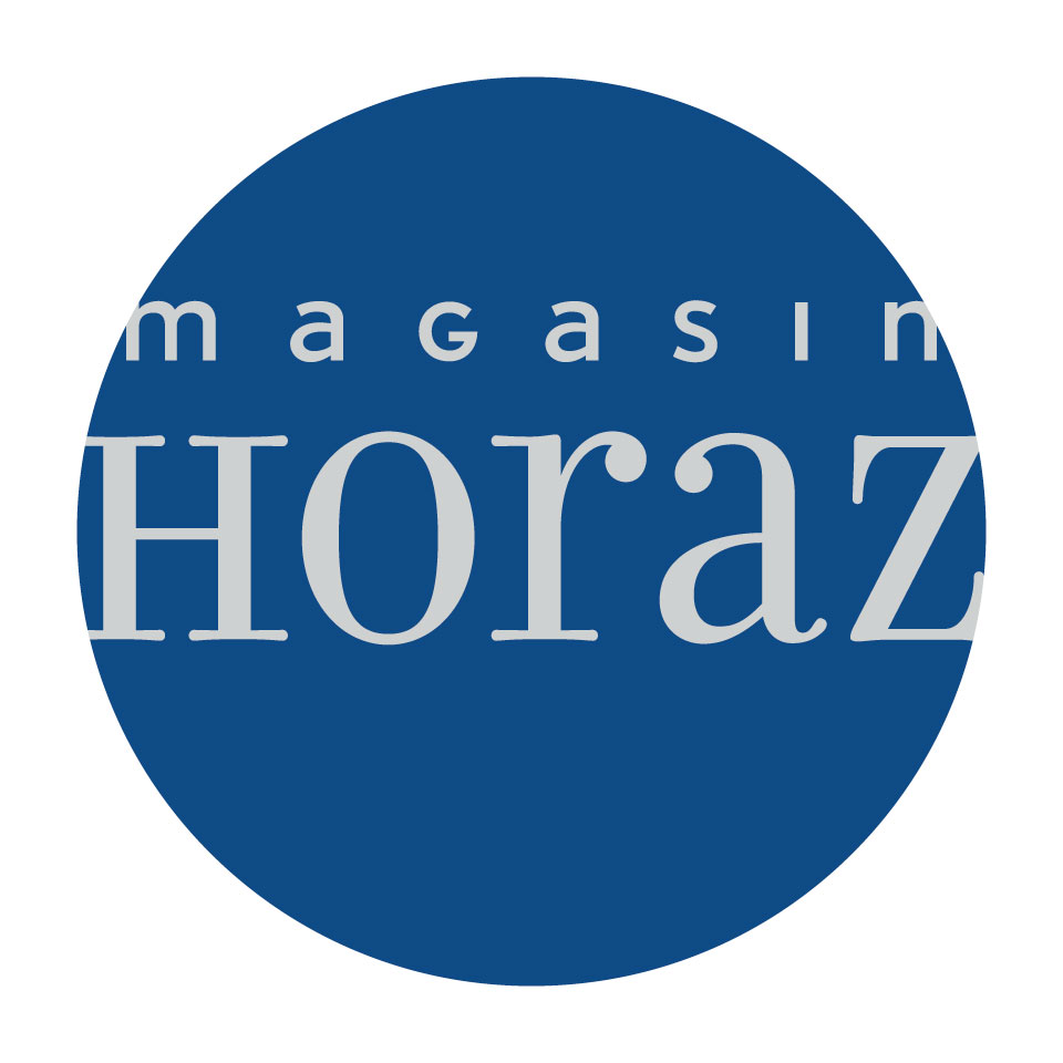 Logo voor Magasin Horaz, Den Haag - Ontwerp van Erik Cox, 2017