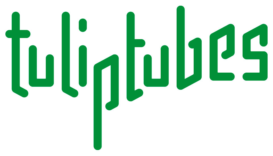 Logo voor Tuliptubes, Amsterdam - Ontwerp van Erik Cox, 2009