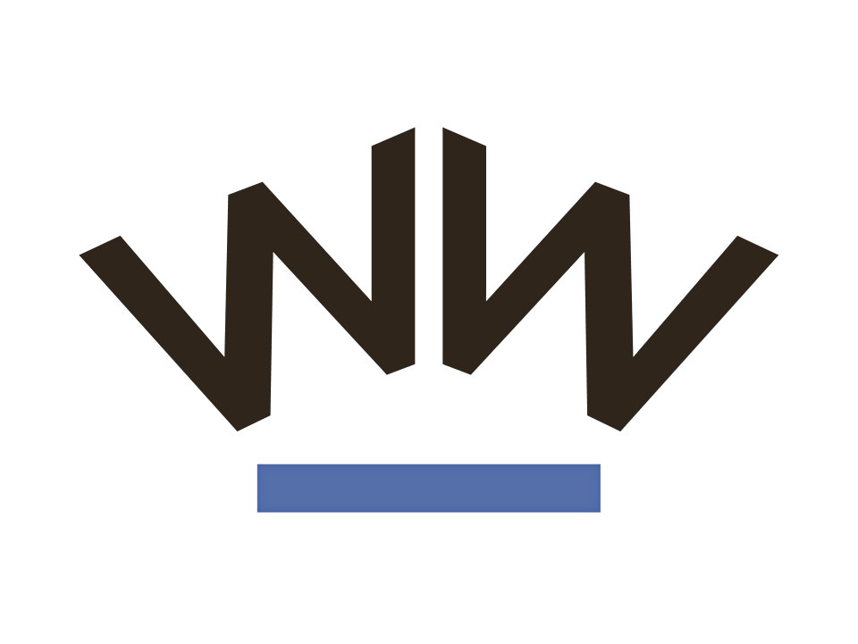 Logo voor Watertaxidienst Wilhelmina, Rotterdam. - Ontwerp van Erik Cox, 1998