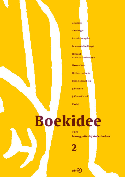 Boekidee - Lessuggesties bij kinderboeken, 1999-2 - Uitgegeven door NBLC Uitgeverij, Den Haag - Ontwerp serieomslag en binnenwerk: Erik Cox