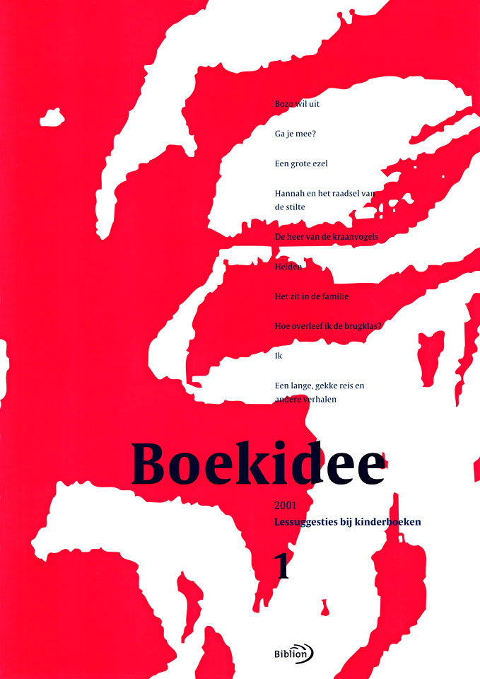 Boekidee - Lessuggesties bij kinderboeken, 2001-1 - Uitgegeven door NBLC Uitgeverij, Den Haag - Ontwerp serieomslag en binnenwerk: Erik Cox