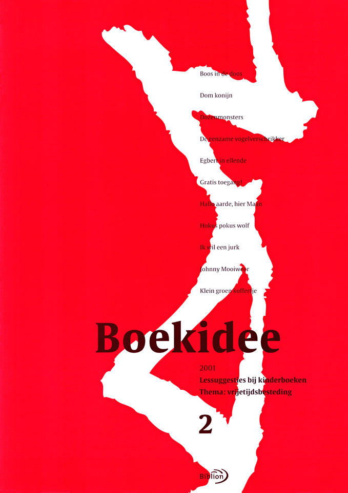Boekidee - Lessuggesties bij kinderboeken, 2001-2 - Uitgegeven door NBLC Uitgeverij, Den Haag - Ontwerp serieomslag en binnenwerk: Erik Cox
