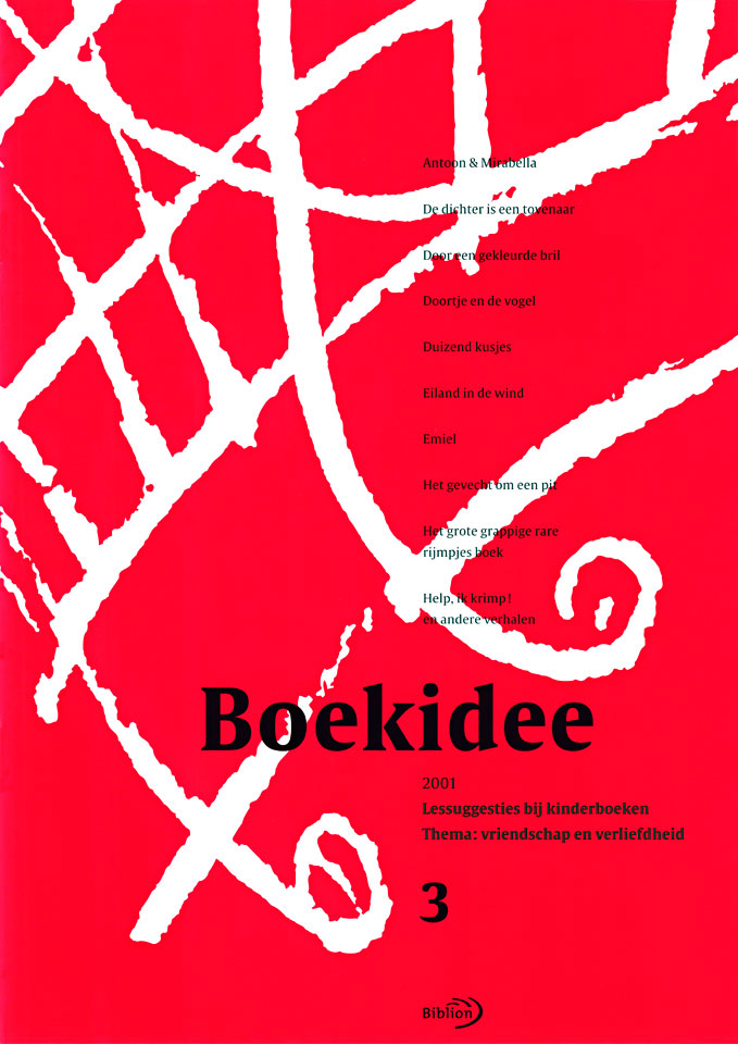 Boekidee - Lessuggesties bij kinderboeken, 2001-3 - Uitgegeven door NBLC Uitgeverij, Den Haag - Ontwerp serieomslag en binnenwerk: Erik Cox