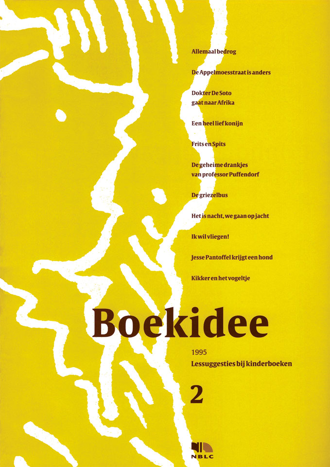 Boekidee - Lessuggesties bij kinderboeken, 1995-2 - Uitgegeven door NBLC Uitgeverij, Den Haag - Ontwerp serieomslag en binnenwerk: Erik Cox