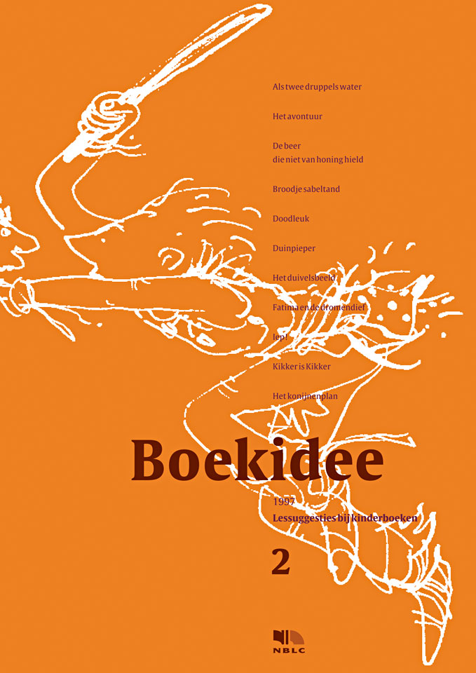 Boekidee - Lessuggesties bij kinderboeken, 1997-2 - Uitgegeven door NBLC Uitgeverij, Den Haag - Ontwerp serieomslag en binnenwerk: Erik Cox