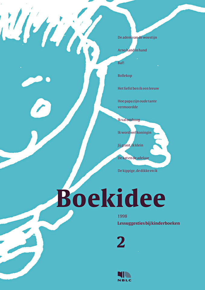 Boekidee - Lessuggesties bij kinderboeken, 1998-2 - Uitgegeven door NBLC Uitgeverij, Den Haag - Ontwerp serieomslag en binnenwerk: Erik Cox