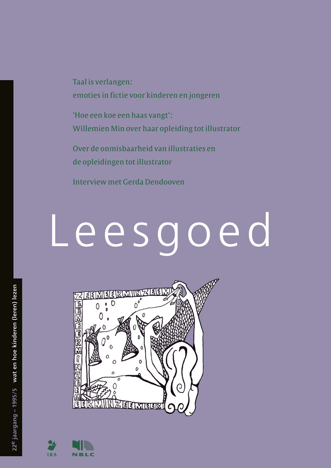 Leesgoed - Wat en hoe kinderen leren lezen, 1995-5 - Uitgegeven door NBLC Uitgeverij, Den Haag - Ontwerp serieomslag en binnenwerk: Erik Cox