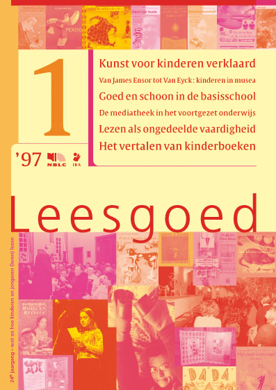 Leesgoed - Wat en hoe kinderen leren lezen, 1997-1 - Uitgegeven door NBLC Uitgeverij, Den Haag - Ontwerp serieomslag en binnenwerk: Erik Cox