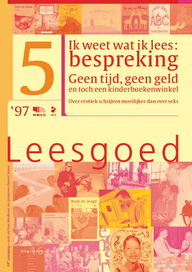 Leesgoed - Wat en hoe kinderen leren lezen, 1997-5 - Uitgegeven door NBLC Uitgeverij, Den Haag - Ontwerp serieomslag en binnenwerk: Erik Cox